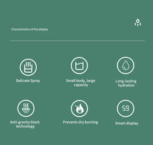 Load image into Gallery viewer, Water Drop Backflow Anti gravity Humidifier LED Time Display_5